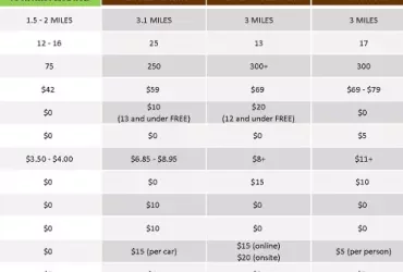 Comparing Family Mud Runs